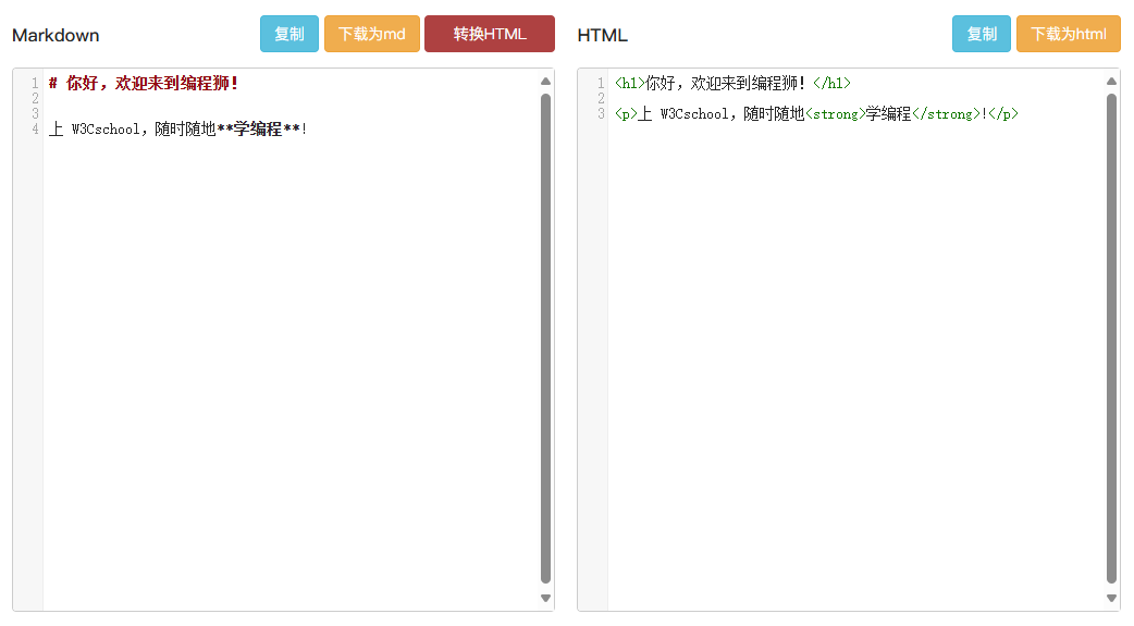 Markdown 与富文本语法对照全解析